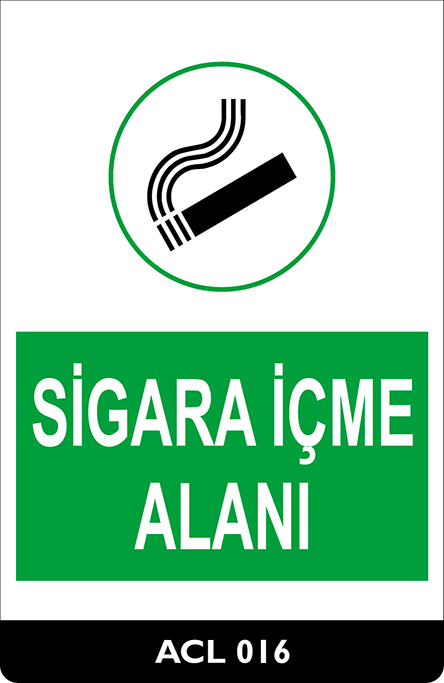 Sigara İçme Alanı