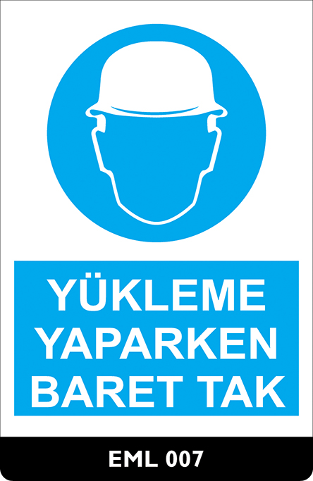 Yükleme Yaparken Baret Tak