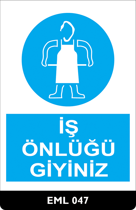 İş Önlüğü Giyiniz