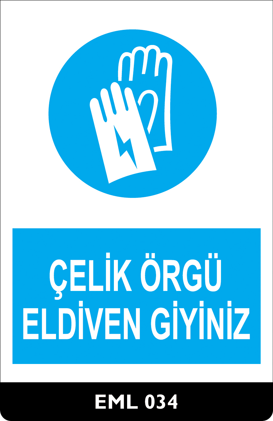 Çelik Örgü Eldiven Giyiniz