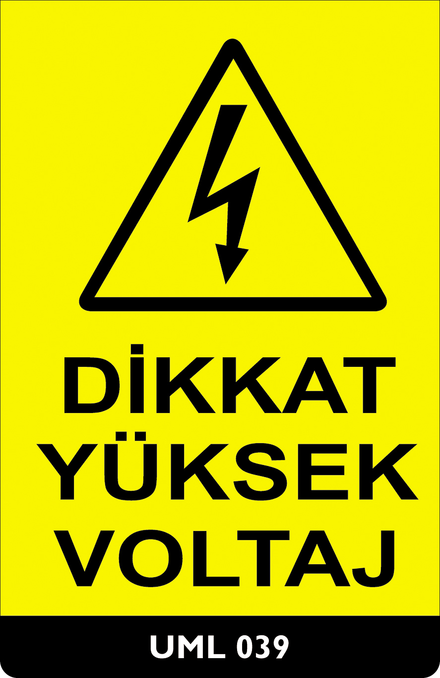 Dikkat Yüksek Voltaj